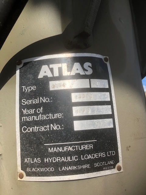 Atlas AK3006 crane