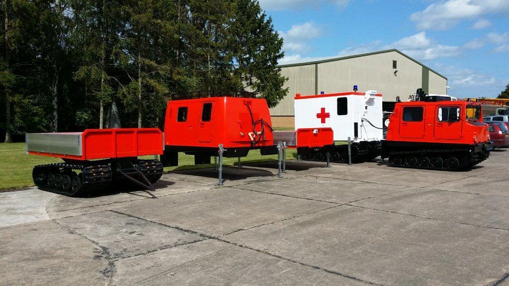 Hagglunds Bv206 Hard Top with Twist Locks