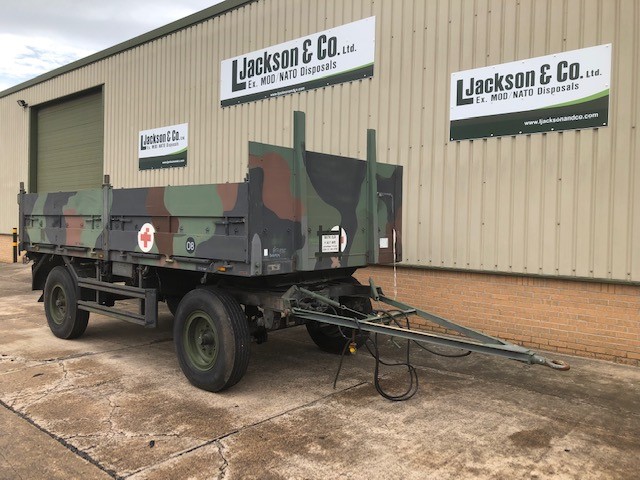Schmitz 2 Axle Draw Bar Cargo Trailer