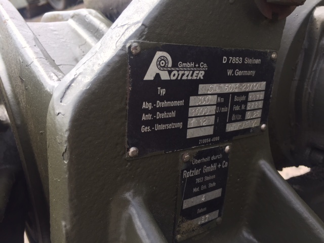 Rotzler Heavy Duty Dual Winch Unit
