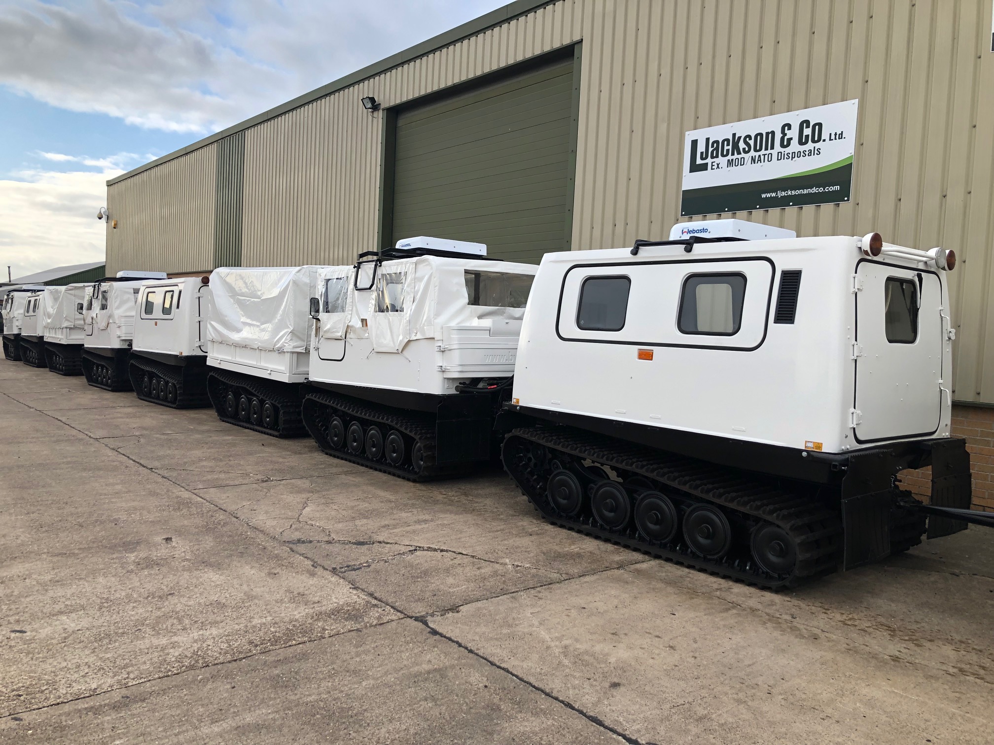 Hagglunds BV 206 Soft Top With Twist Locks
