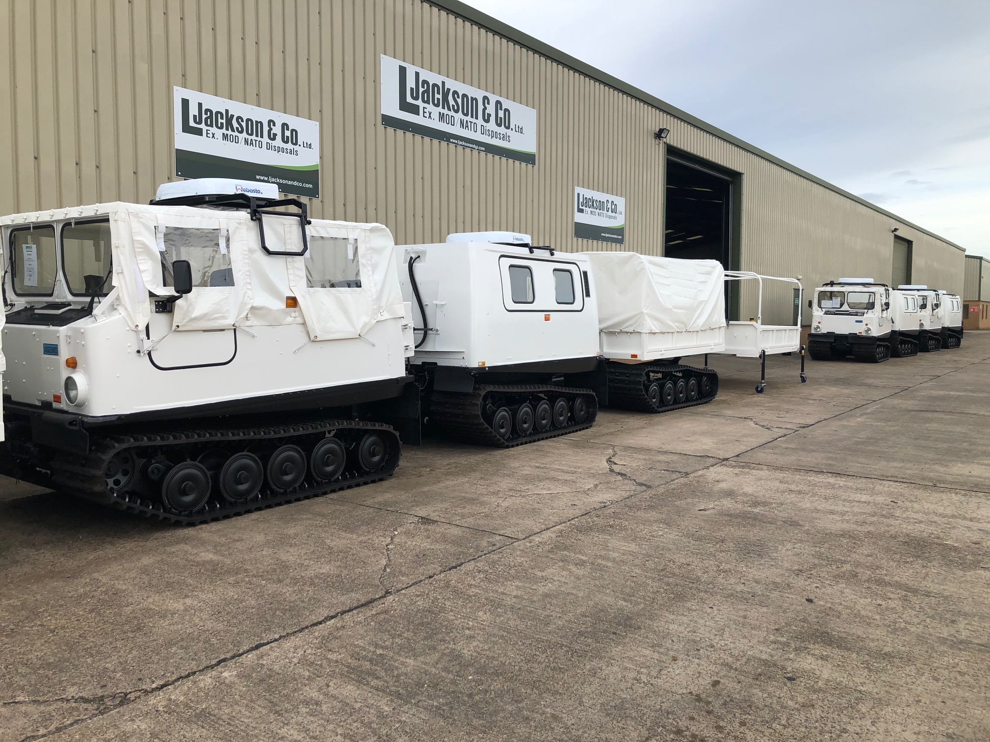 Hagglunds BV 206 Soft Top With Twist Locks