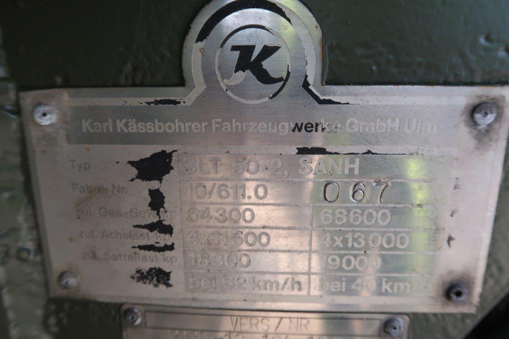 Kassbohrer SLT-50-2 60 Ton Semi Trailer