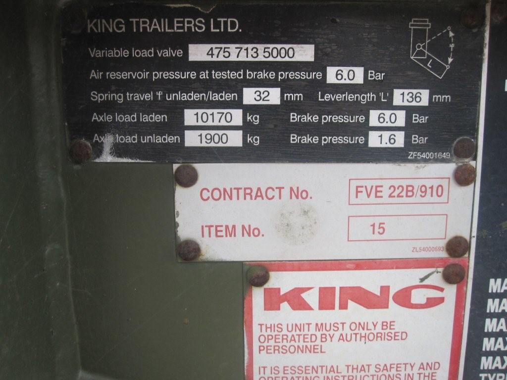 King 20ft Container Trailer