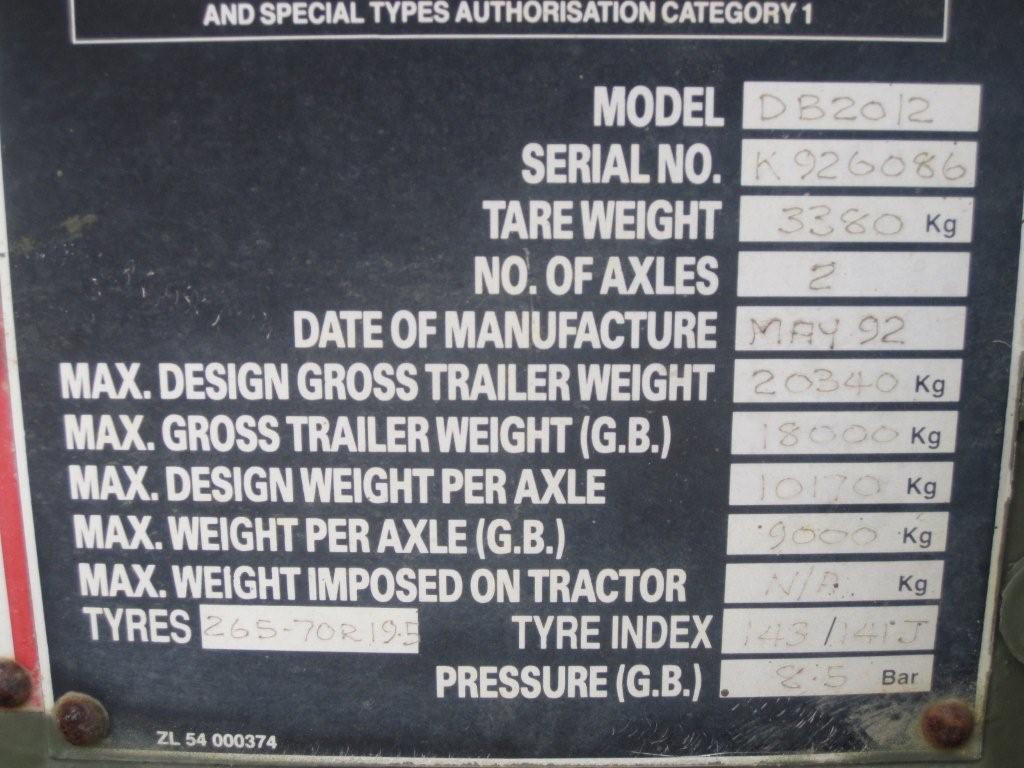 King 20ft Container Trailer