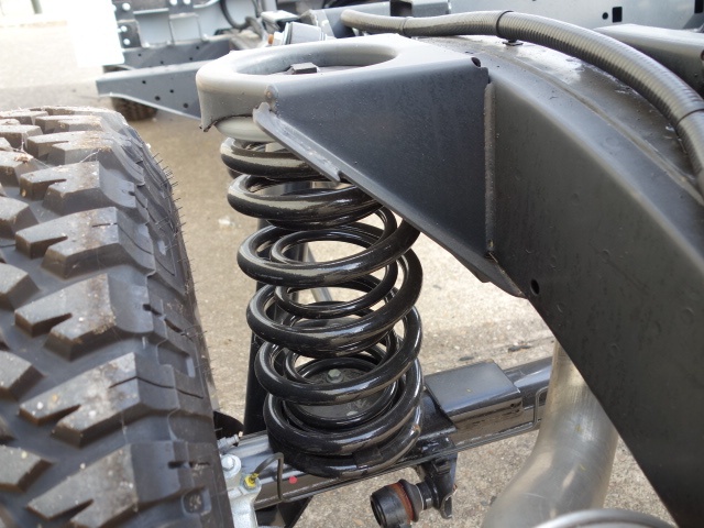 Unused Land Rover Defender 130 LHD chassis cab