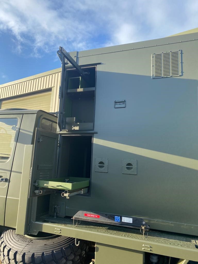 Mercedes Unimog U1300L Box Vehicle RHD Turbo