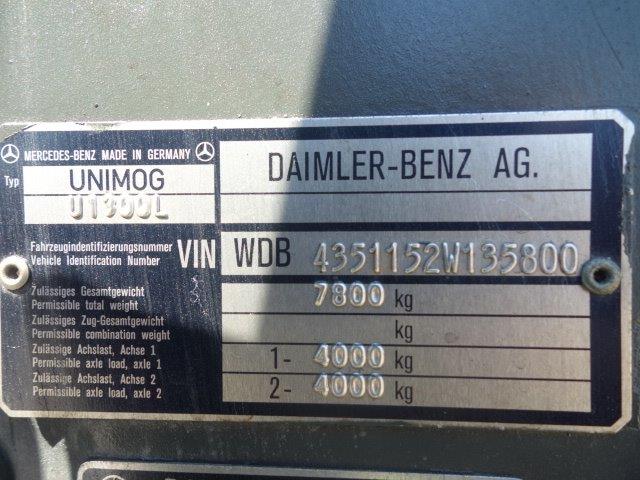 Mercedes Unimog U1300L Turbo RHD with Winch