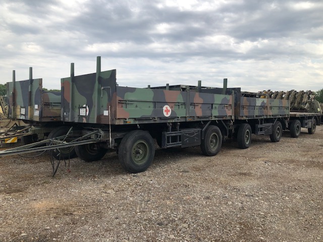 Schmitz 2 Axle Draw Bar Cargo Trailer