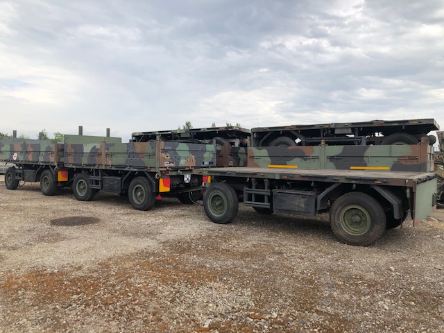 Schmitz 2 Axle Draw Bar Cargo Trailer