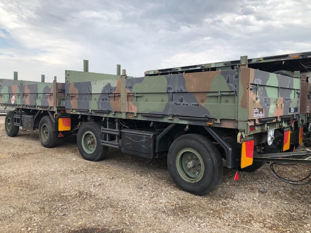 Schmitz 2 Axle Draw Bar Cargo Trailer