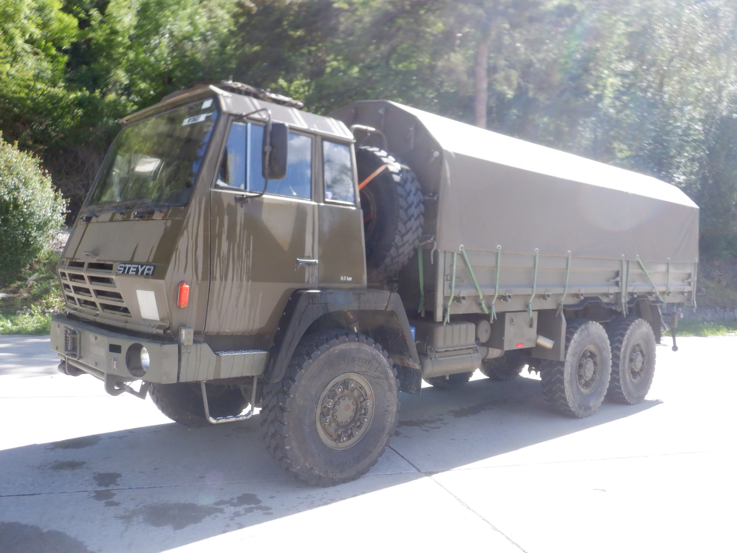 Steyr 1491.320 6×6 Cargo Truck With Winch