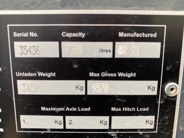 Unused MAN 4×4 7,500 Litre Bunded Fuel Tanker